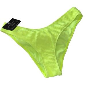 Salt + Cove Neon Sandy Hipster Neon Bikini Bottom Size L NWT